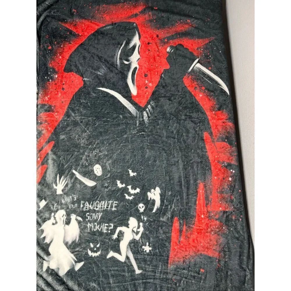 Ghost Face Throw Blanket 50”X38” Wall Tapestry